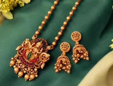 temple jewellery pendant